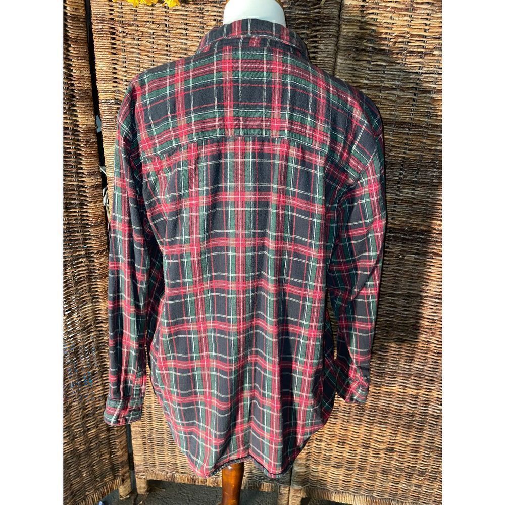 Basic Editions Long-Sleeve Flannel M - Picture 7 of 9